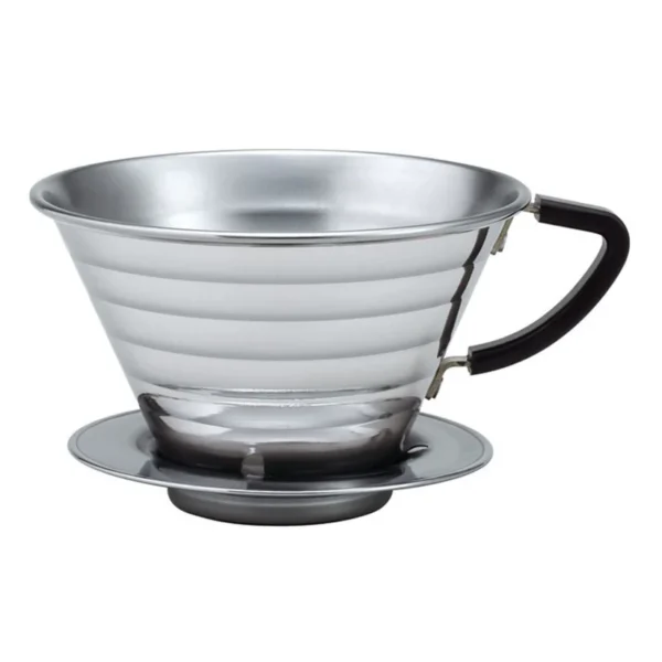 Kalita Wave 185 Stainless Steel Coffee Dripper - Roasters Kolektiva